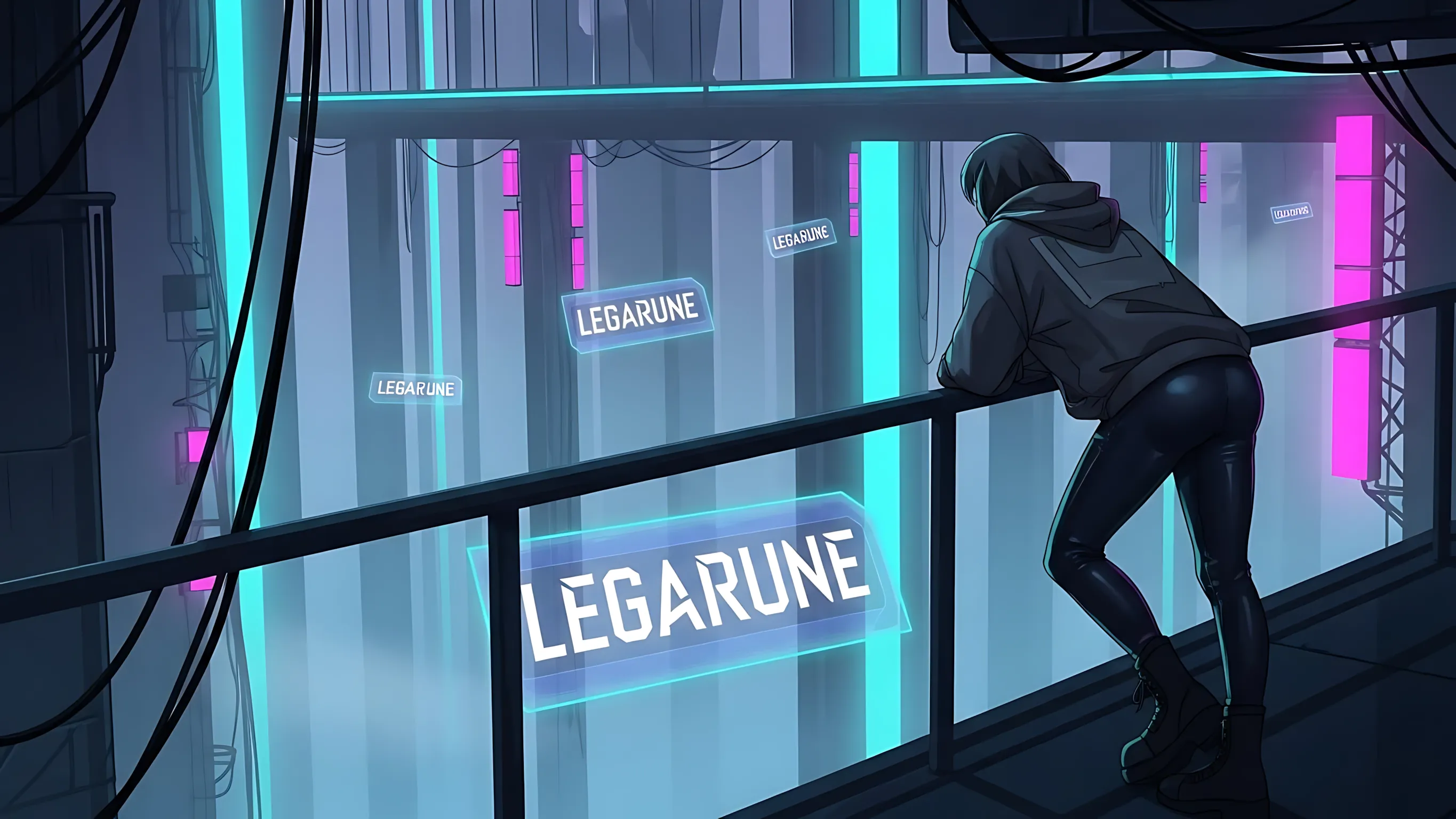 legarune art scenes images leggings cool fantasy neo future -121